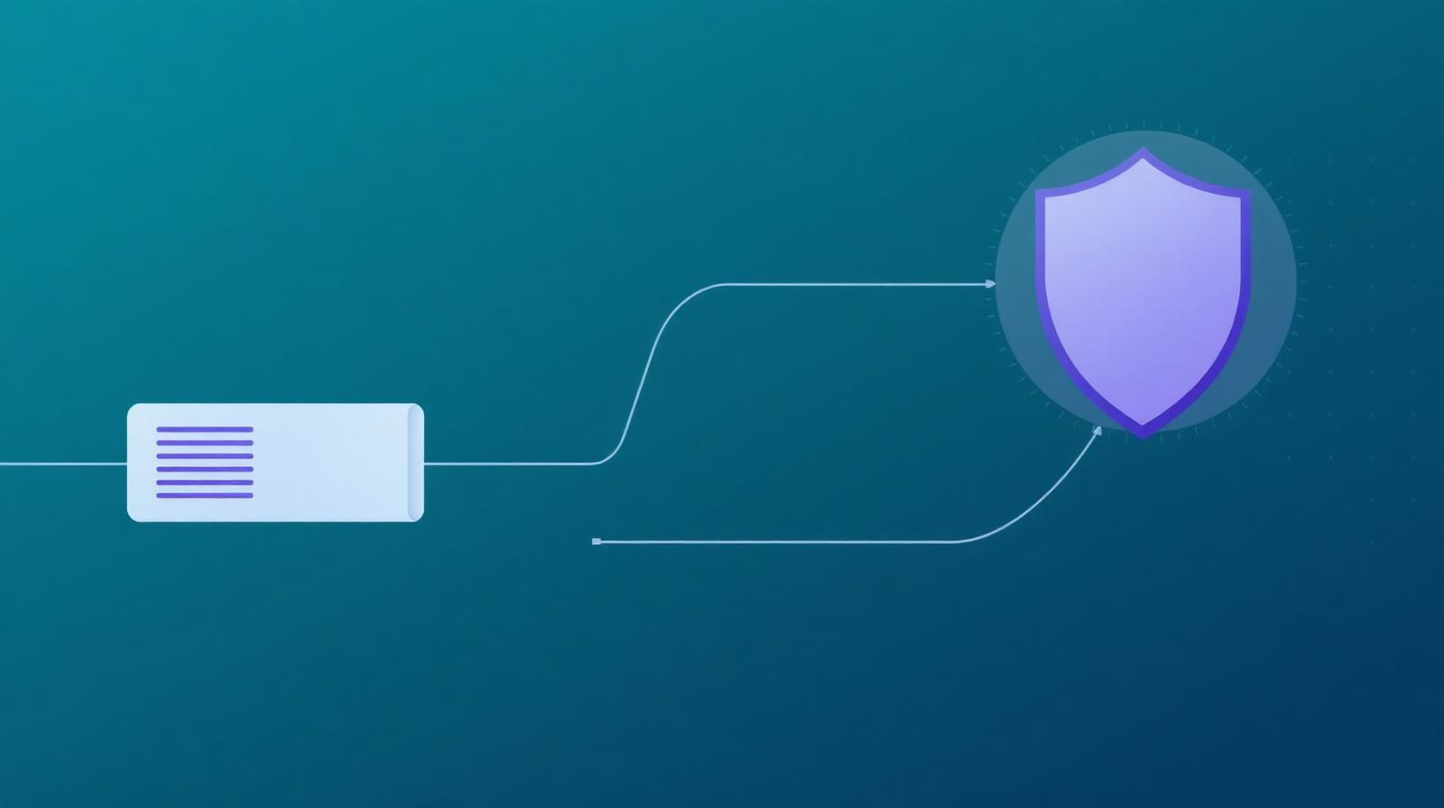 Abstract illustration showing RoPA records and DPIA risk panels feeding into a Data Processing Agreement